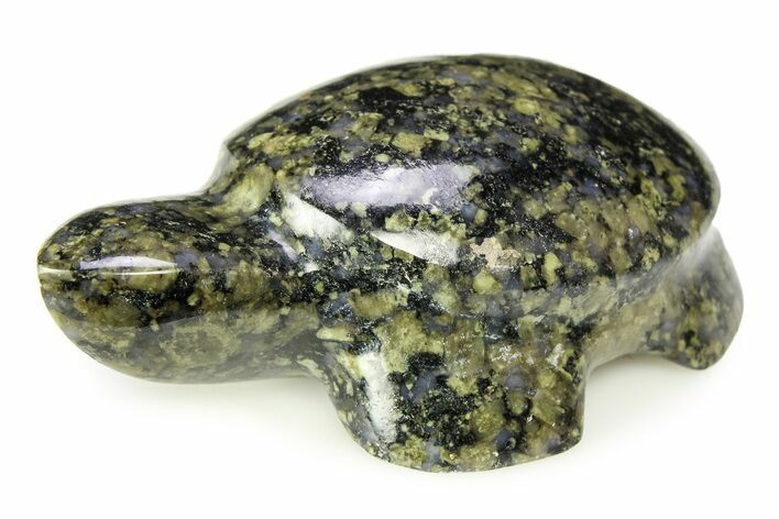 Carved Blue Dot Granite Turtle - Australia #308550